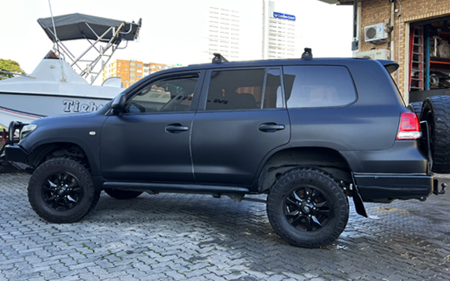 Contact Graphics Landcruiser VX Matte Black Wraps