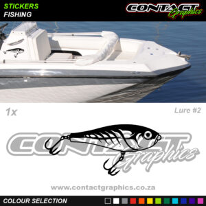 Contact Graphics Stickers Fishing Lure 2
