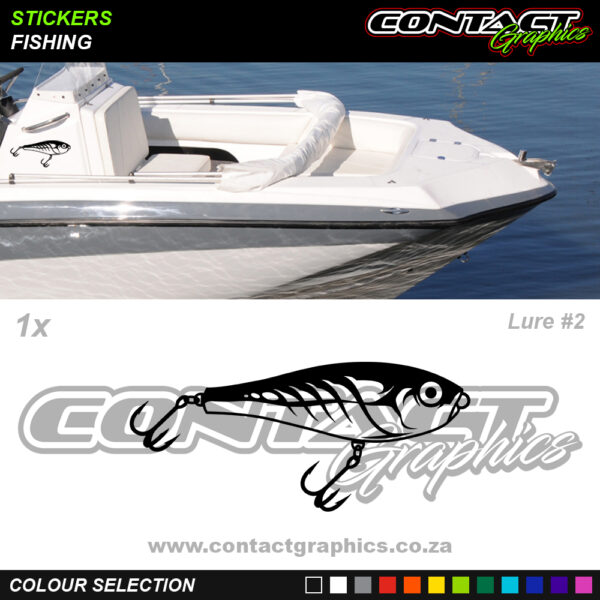 Contact Graphics Stickers Fishing Lure 2