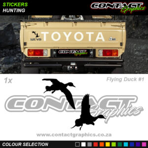 Contact Graphics Stickers Hunting Flying Duck 1