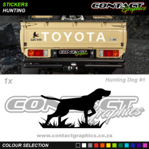 Contact Graphics Stickers Hunting Hunting Dog 1