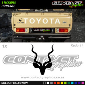 Contact Graphics Stickers Hunting Kudu 1