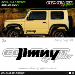 Contact Graphics Decals and Stripes Suzuki Jimny Jimny Logo 1