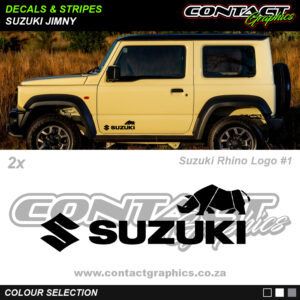 Contact Graphics Decals and Stripes Suzuki Jimny Suzuki Rhino Logo 1