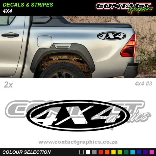 Contact Graphics Decals and Stripes 4x4 4x4 3