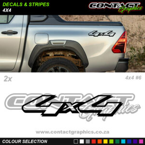 Contact Graphics Decals and Stripes 4x4 4x4 6