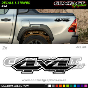 Contact Graphics Decals and Stripes 4x4 4x4 8