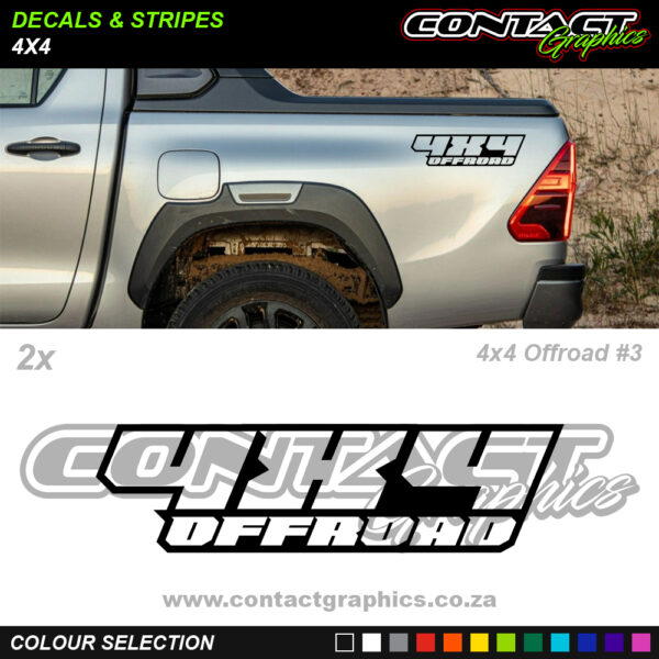 Contact Graphics Decals and Stripes 4x4 4x4 Offroad 3