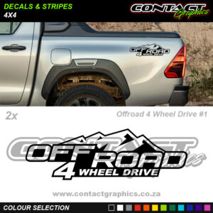 Contact Graphics Decals and Stripes 4x4 Offroad 4 Wheel Drive 1