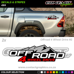Contact Graphics Decals and Stripes 4x4 Offroad 4 Wheel Drive 2