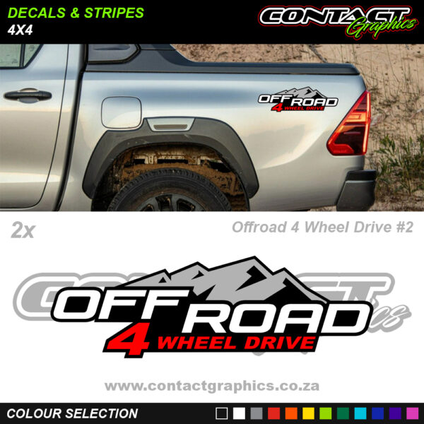 Contact Graphics Decals and Stripes 4x4 Offroad 4 Wheel Drive 2