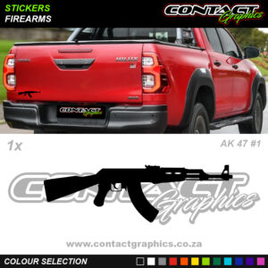 Contact Graphics Stickers Firearms AK 47 1