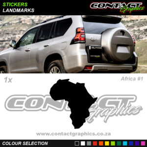 Contact Graphics Stickers Landmarks Africa 1