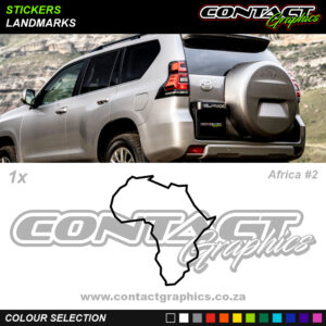 Contact Graphics Stickers Landmarks Africa 2