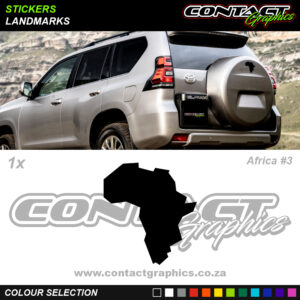 Contact Graphics Stickers Landmarks Africa 3