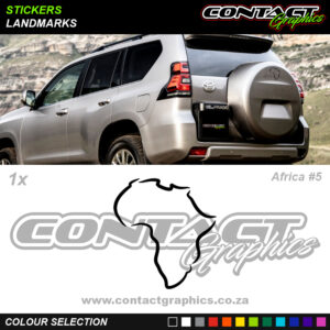 Contact Graphics Stickers Landmarks Africa 5