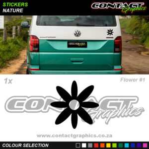 Contact Graphics Stickers Nature Flower 1