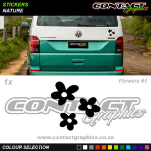 Contact Graphics Stickers Nature Flowers 1