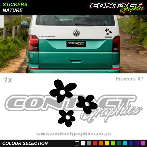 Contact Graphics Stickers Nature Flowers 1