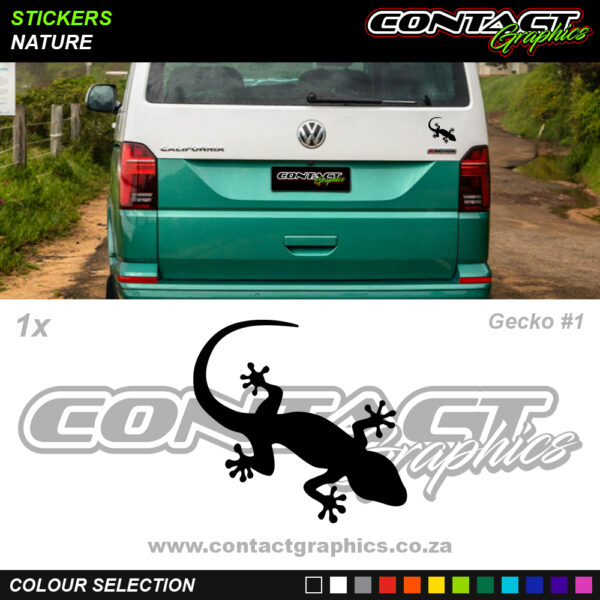 Contact Graphics Stickers Nature Gecko 1