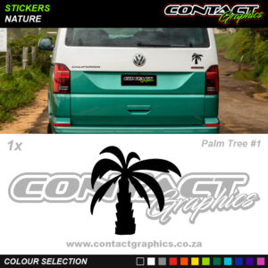 Contact Graphics Stickers Nature Palm Tree 1
