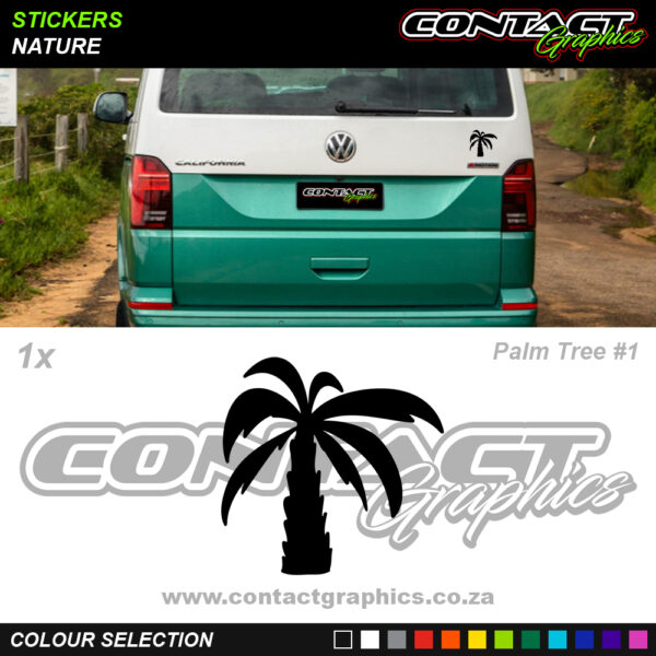 Contact Graphics Stickers Nature Palm Tree 1