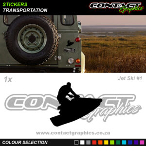 Contact Graphics Stickers Transportation Jet Ski 1