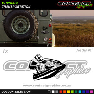 Contact Graphics Stickers Transportation Jet Ski 2