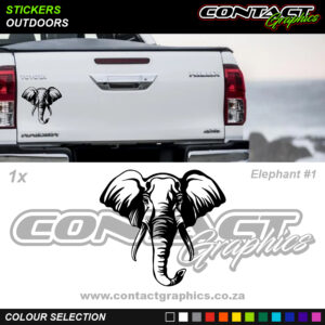 Contact Graphics Stickers Animals Elephant 1