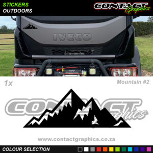 Contact Graphics Stickers Outdoors Mountain 2