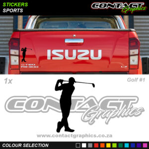 Contact Graphics Stickers Sports Golf 1