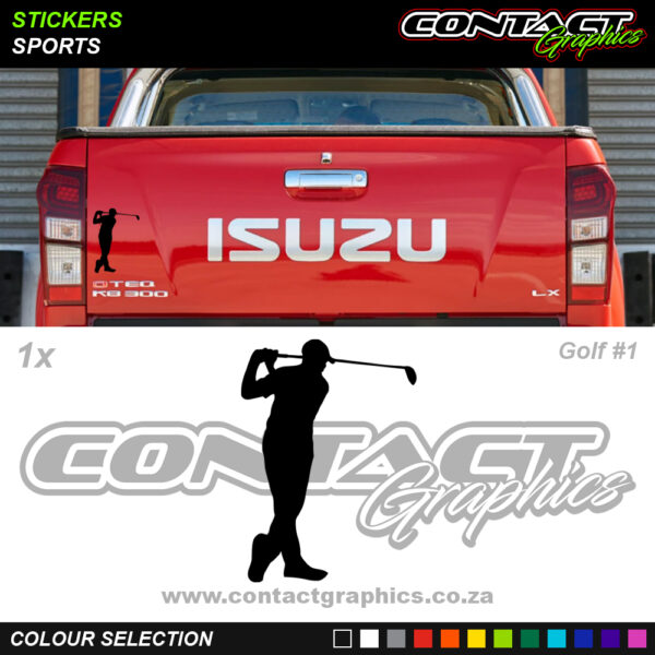 Contact Graphics Stickers Sports Golf 1