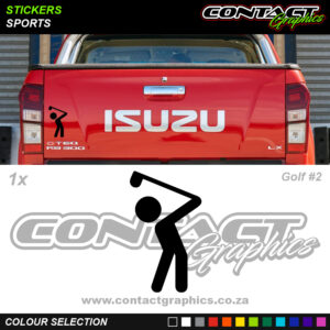Contact Graphics Stickers Sports Golf 2