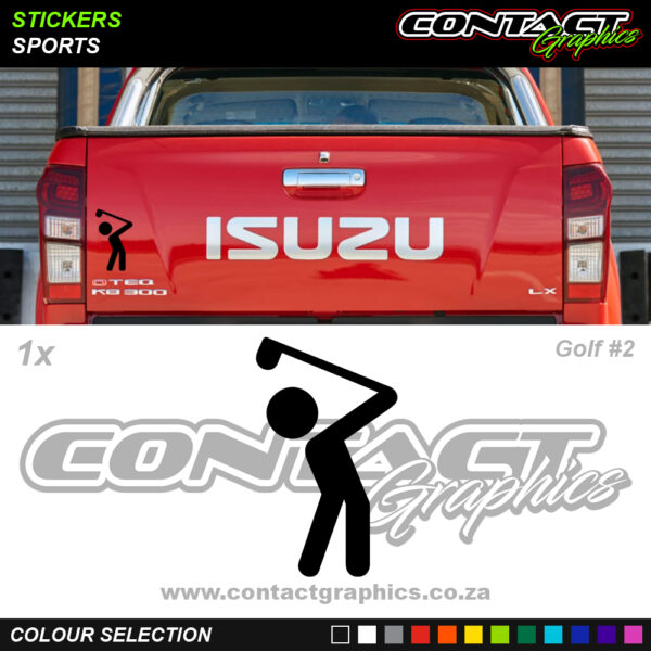 Contact Graphics Stickers Sports Golf 2