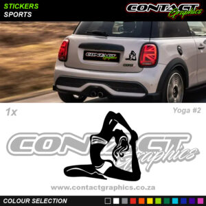 Contact Graphics Stickers Sports Yoga 2